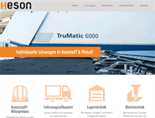Tablet Screenshot of heson.com